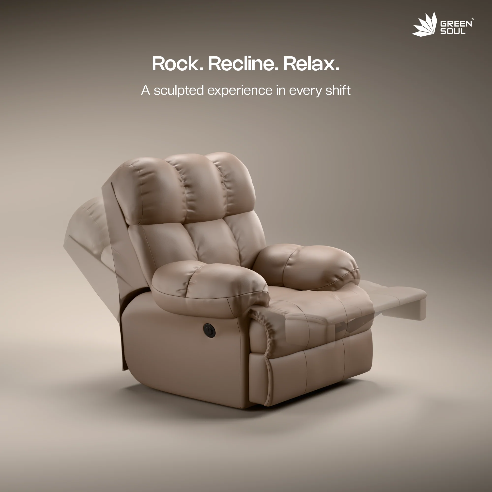 Green Soul® Shangri-La Single Seater Electric Recliner Sofa - Image 34