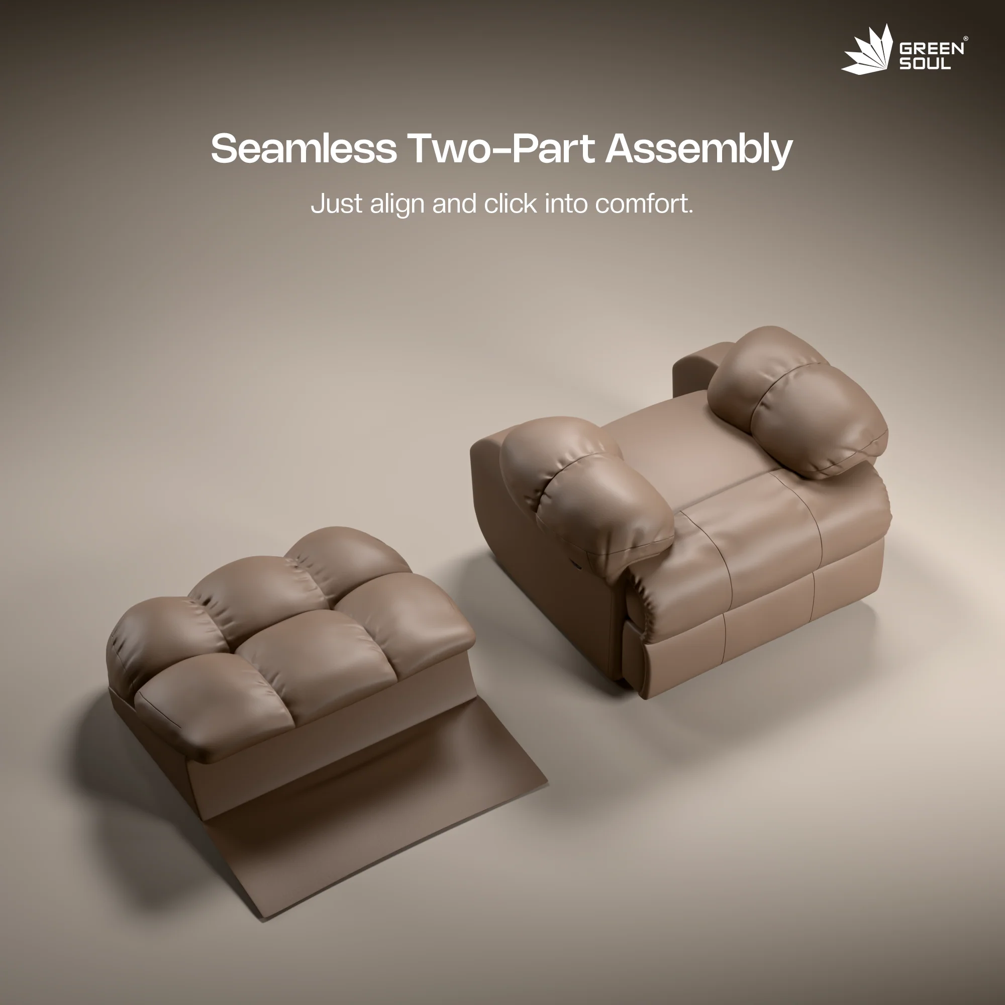 Green Soul® Shangri-La Single Seater Electric Recliner Sofa - Image 39