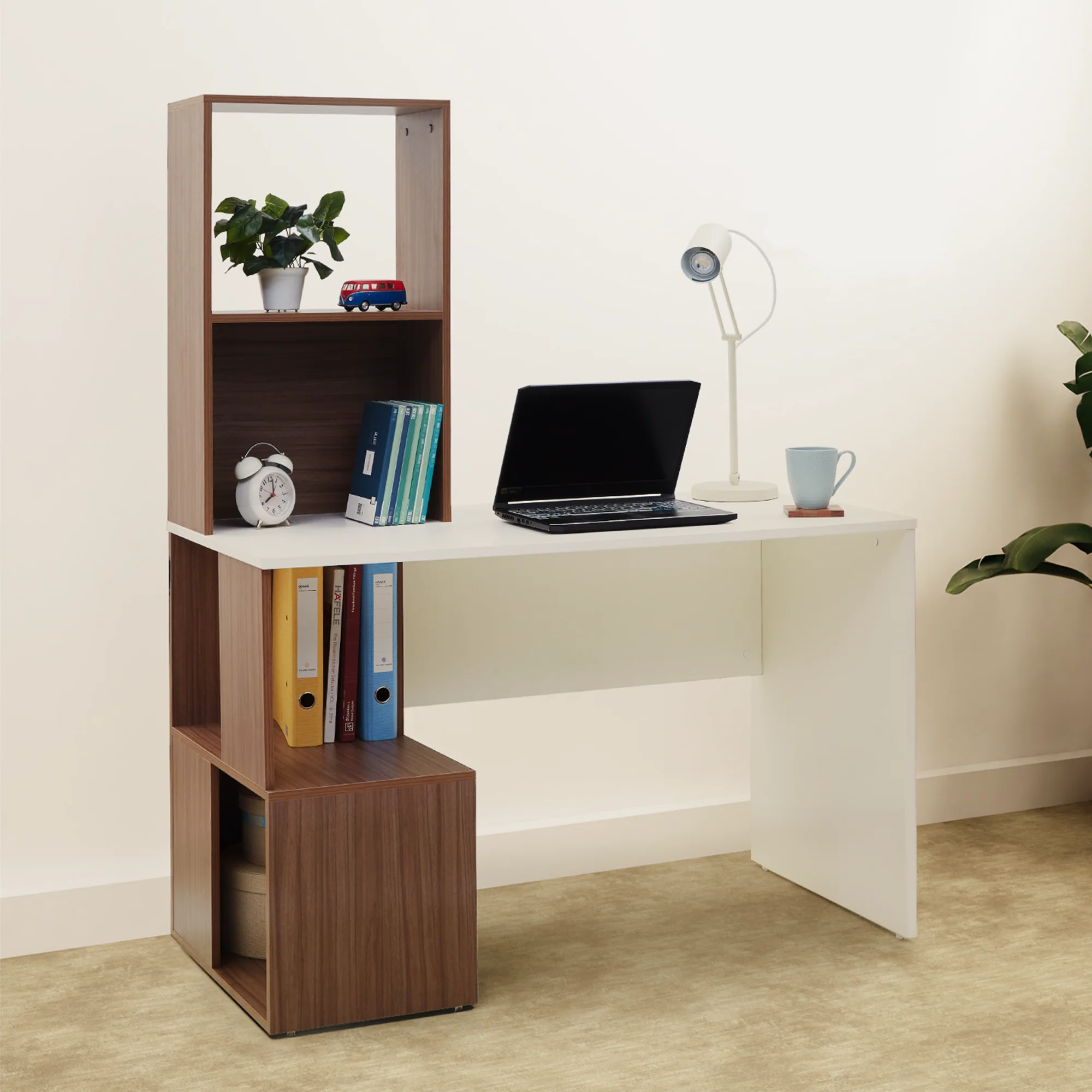 Green Soul Vermont Study Table - Frosty White - Image 18