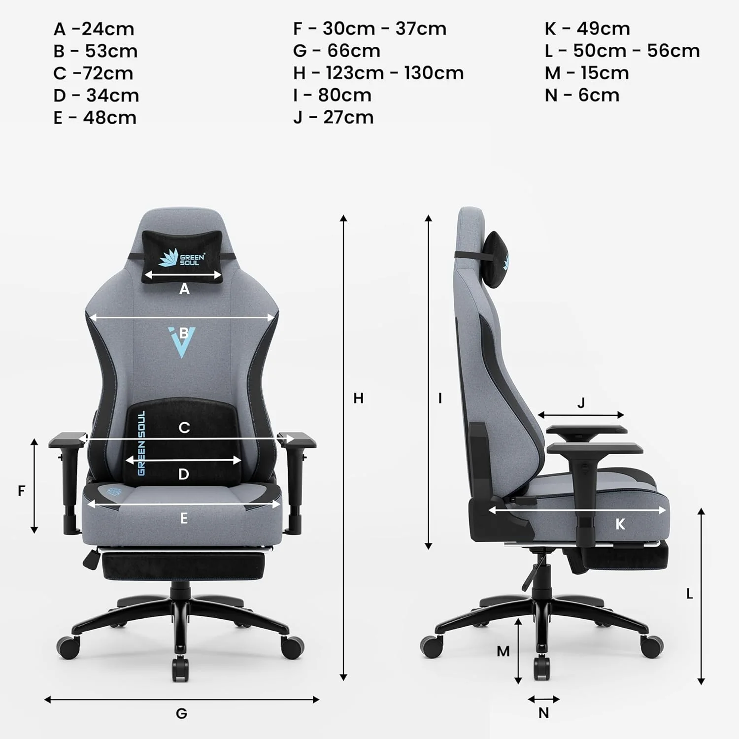 Green Soul Vision Pro Gaming Chair - Image 16