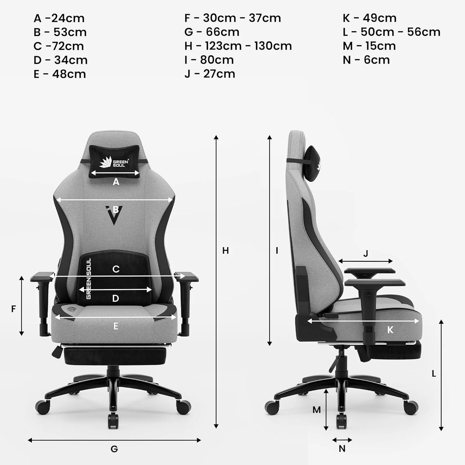 Green Soul Vision Pro Gaming Chair - Image 22