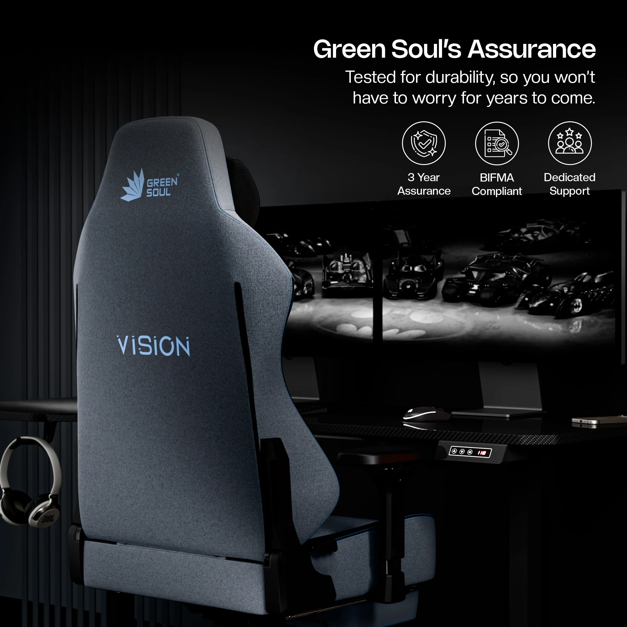 Green Soul Vision Pro V2 Gaming Chair - Image 35