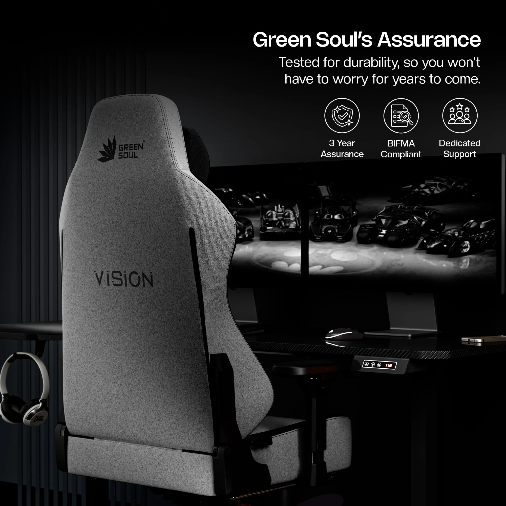 Green Soul Vision Pro V2 Gaming Chair - Image 54