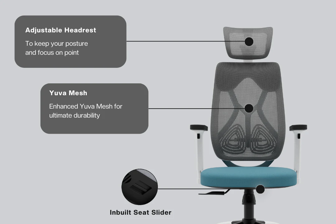 Green Soul Zodiac Pro Series High Back Mesh Office Chair - Image 100
