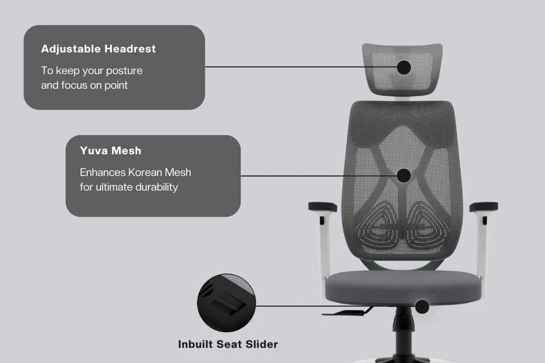 Green Soul Zodiac Pro Series High Back Mesh Office Chair - Image 98