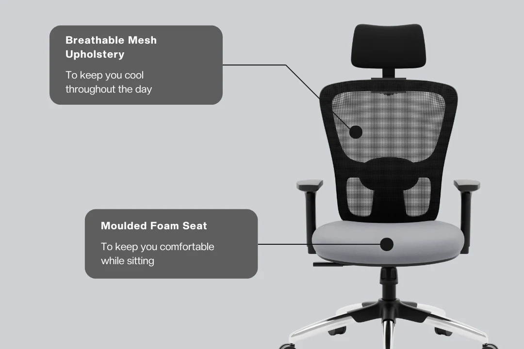 Green Soul Jupiter Superb High Back Mesh Office Chair - Image 11