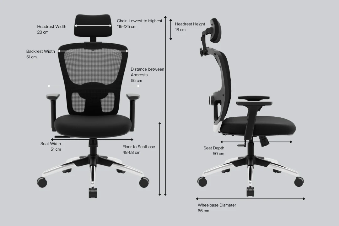 Green Soul Jupiter Superb High Back Mesh Office Chair - Image 5