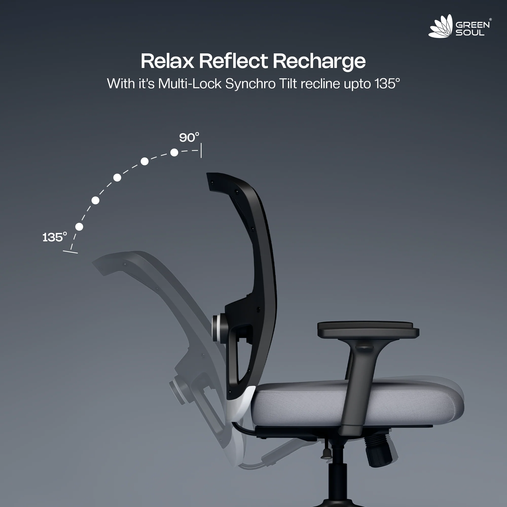 Green Soul Jupiter Superb Mid Back Mesh Office Chair - Image 29