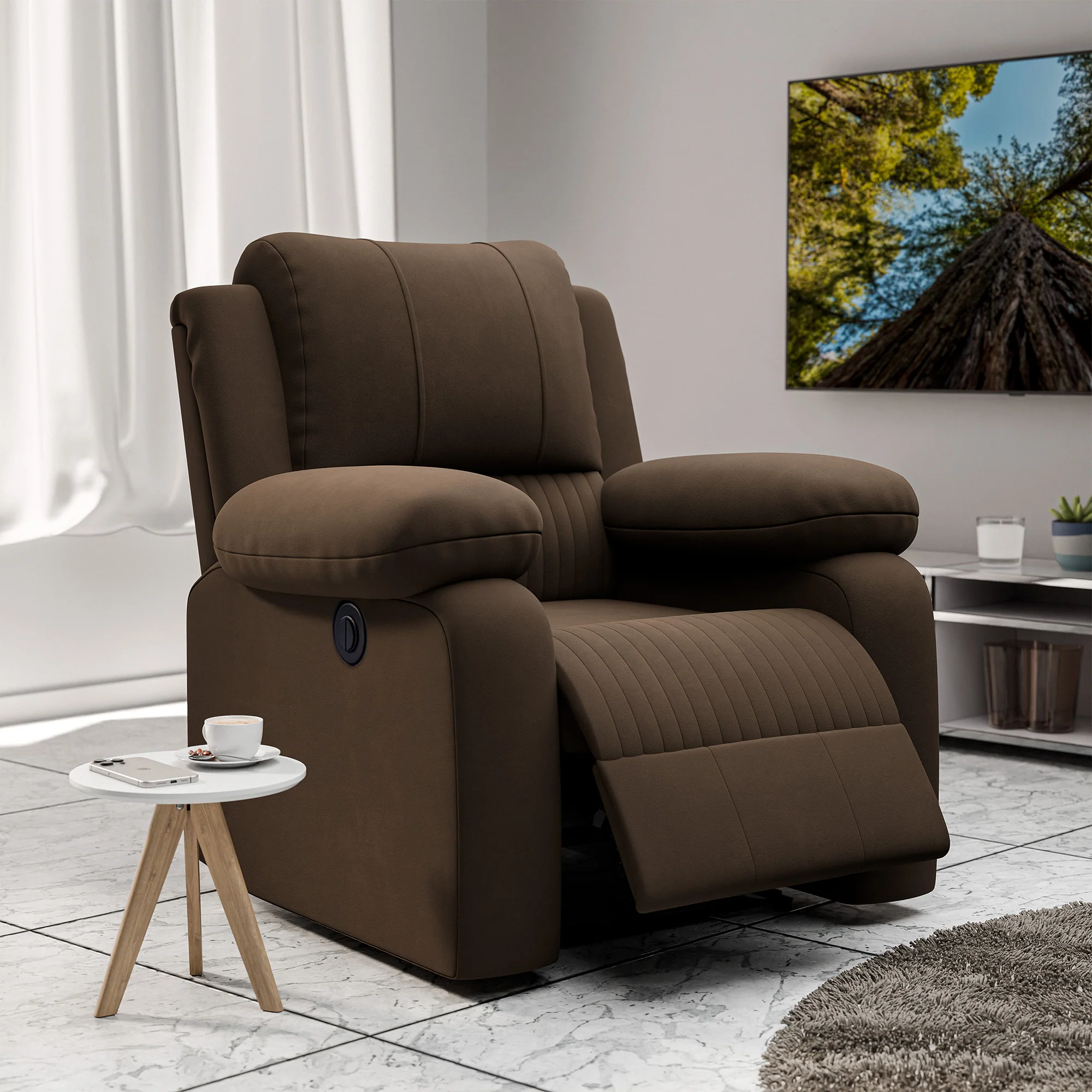 Green Soul Laze (R1) Single Seater Electric Recliner Sofa - Image 22