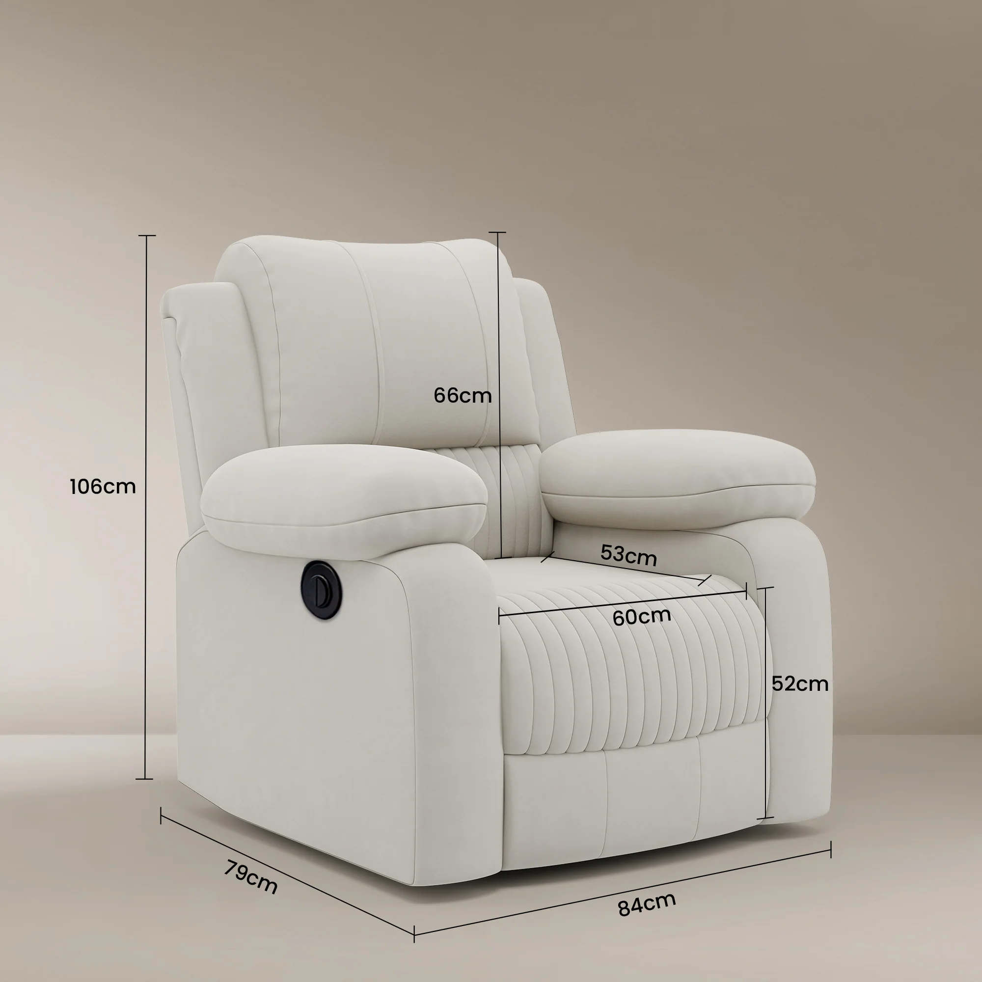Green Soul Laze (R1) Single Seater Electric Recliner Sofa - Image 23