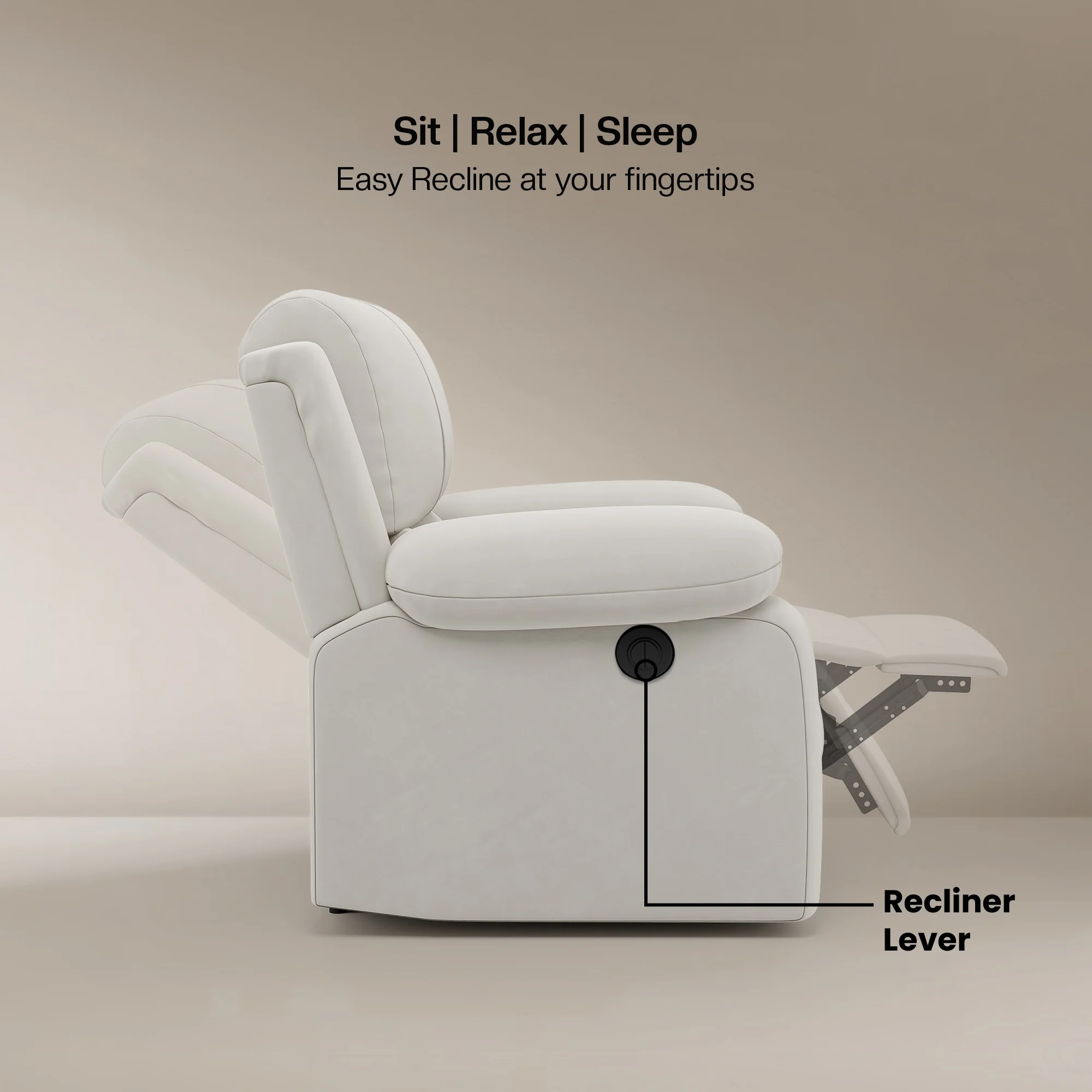 Green Soul Laze (R1) Single Seater Electric Recliner Sofa - Image 25