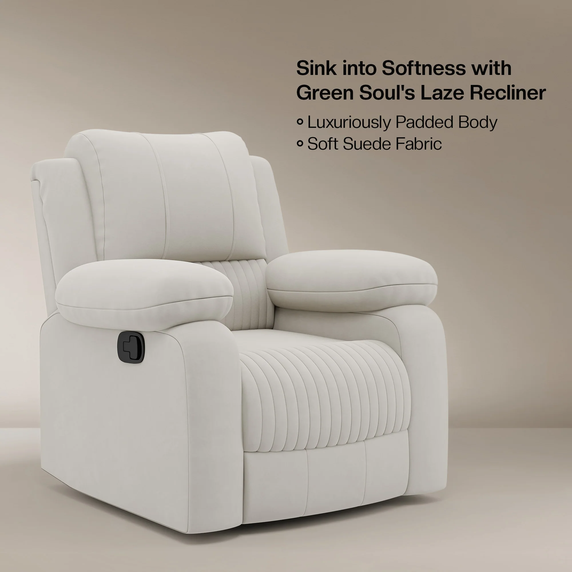 Green Soul Laze (R1) Single Seater Electric Recliner Sofa - Image 11