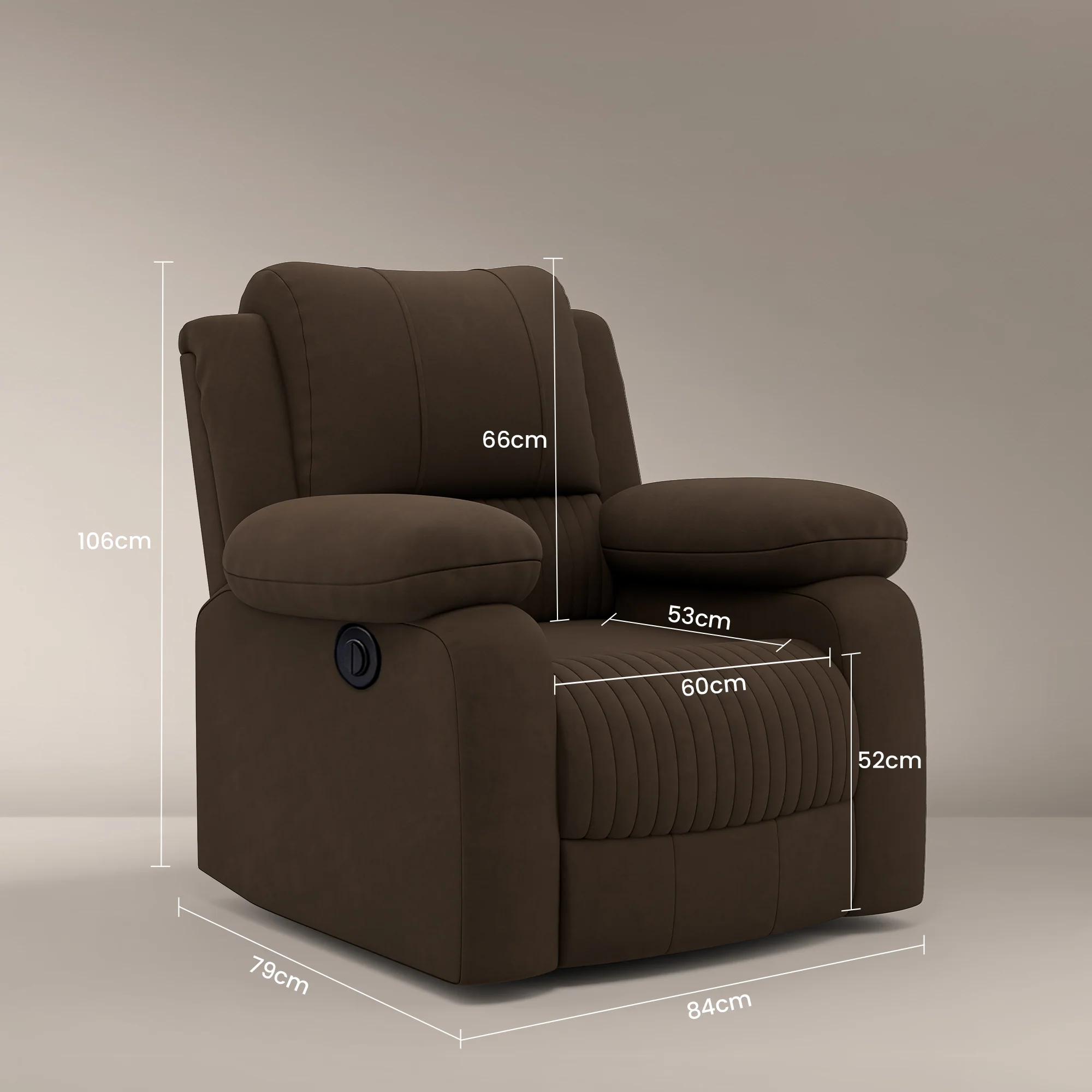 Green soul Laze (R3) Single Seater Electric Recliner Sofa - Image 20