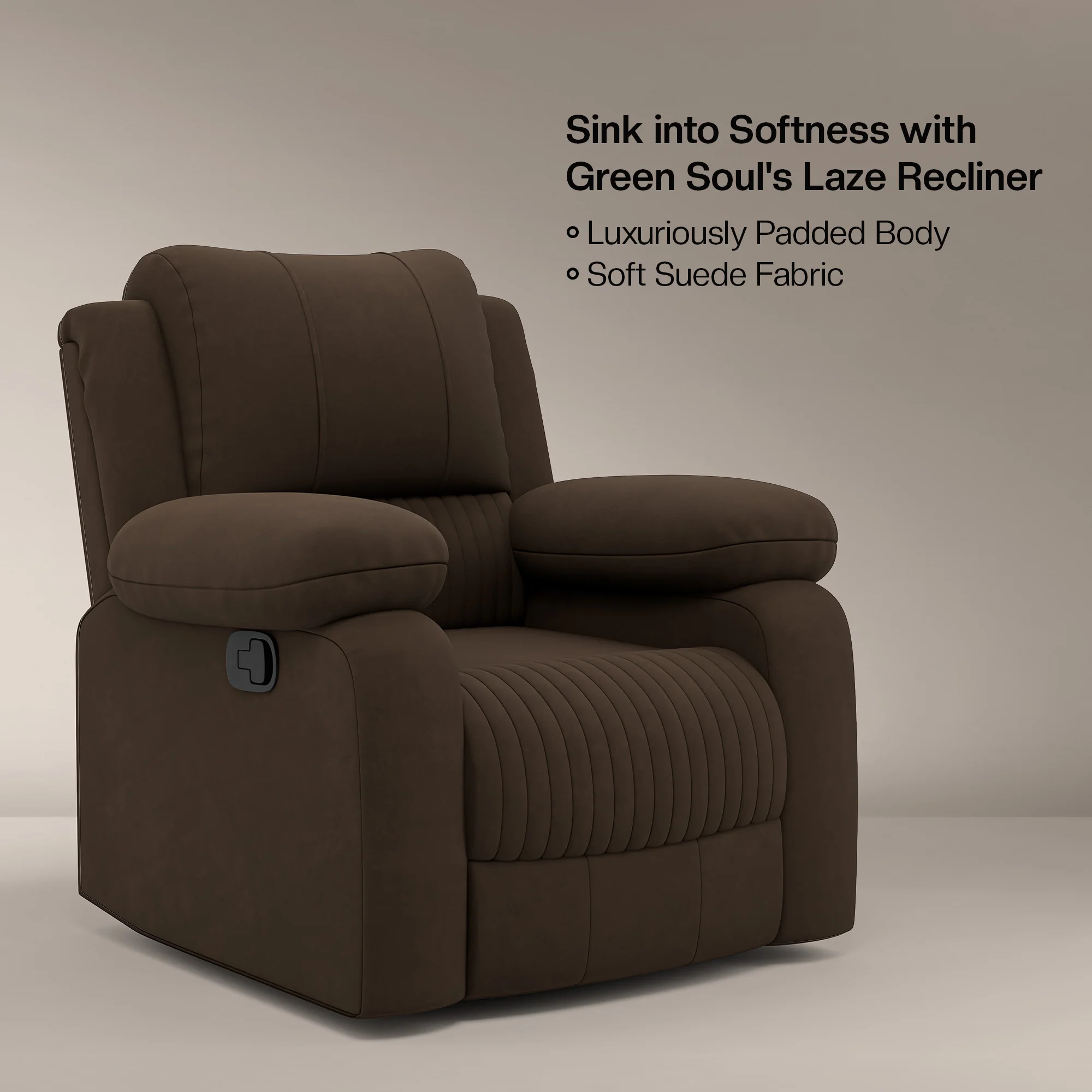 Green Soul Laze (R1) Single Seater Electric Recliner Sofa - Image 4