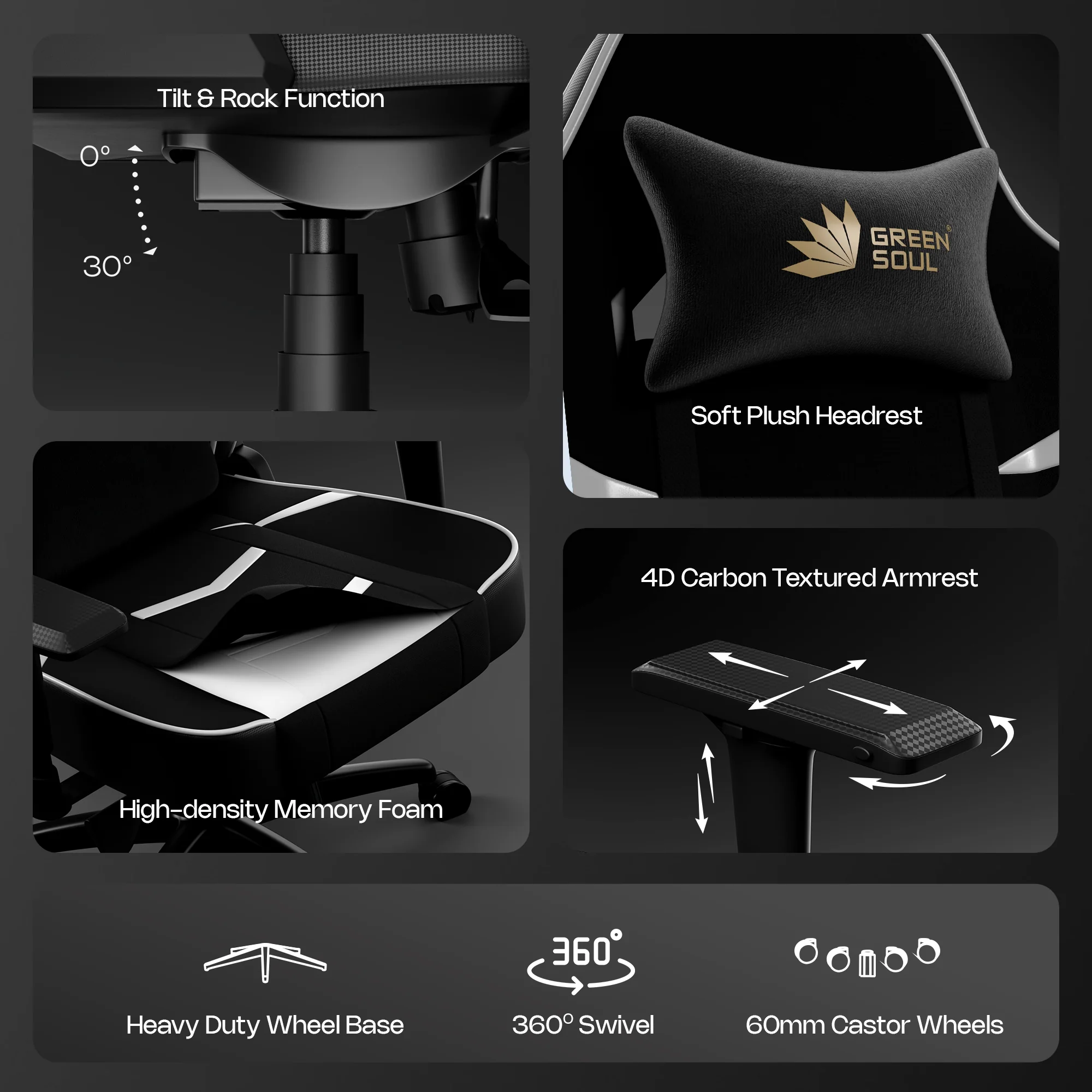 Green Soul Monster Ultimate (S) Gaming Chair - Image 14