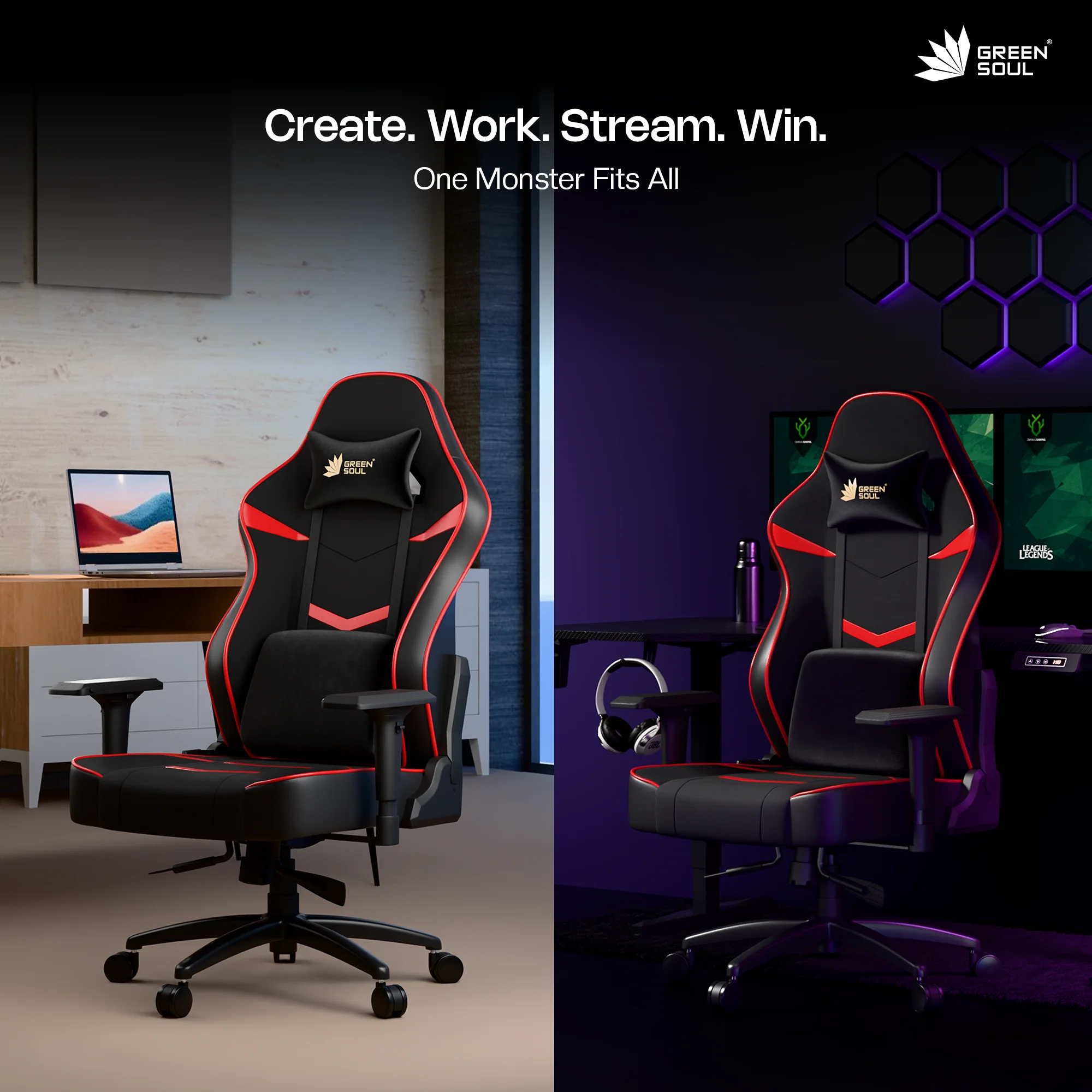 Green Soul Monster Ultimate (S) Gaming Chair - Image 28