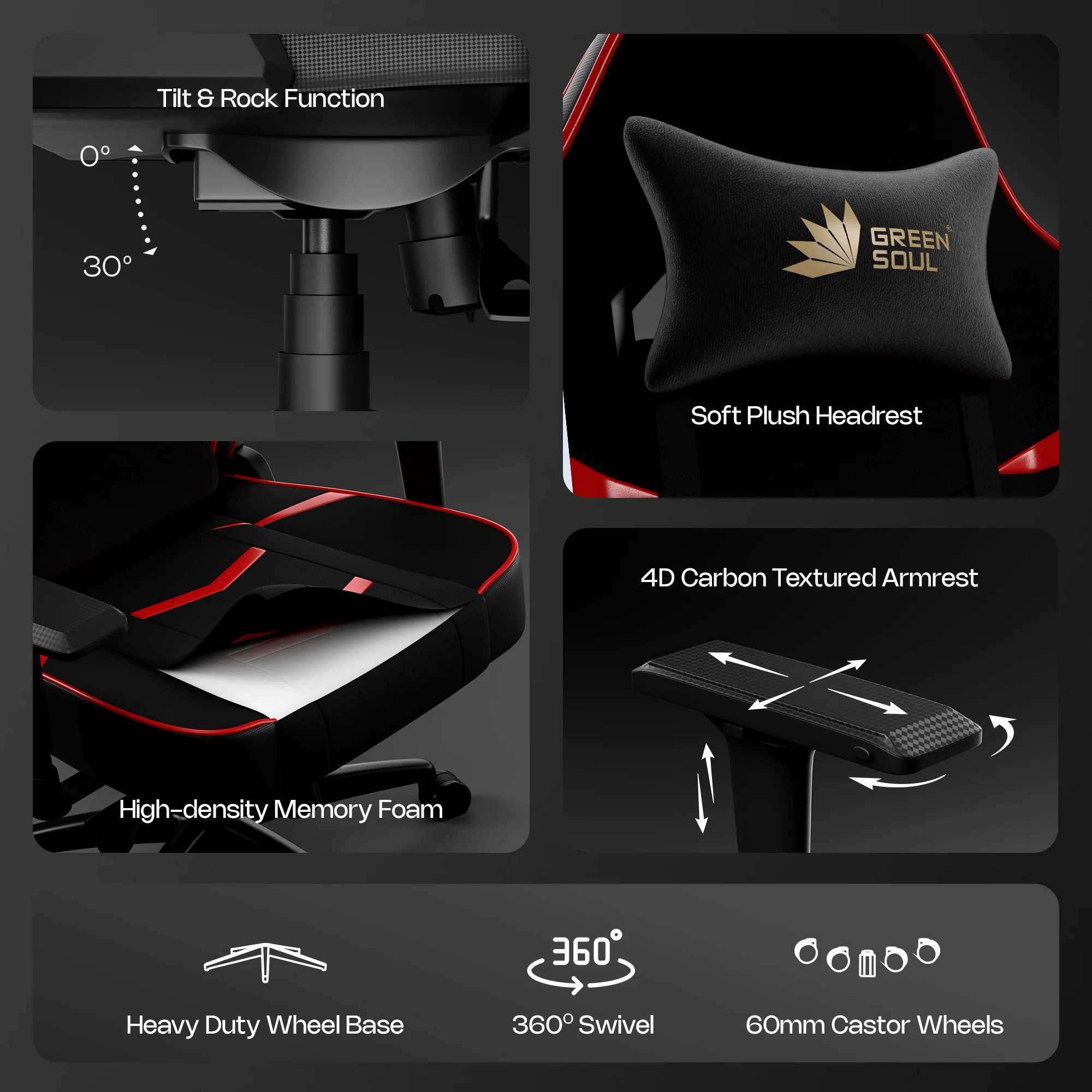 Green Soul Monster Ultimate (S) Gaming Chair - Image 29