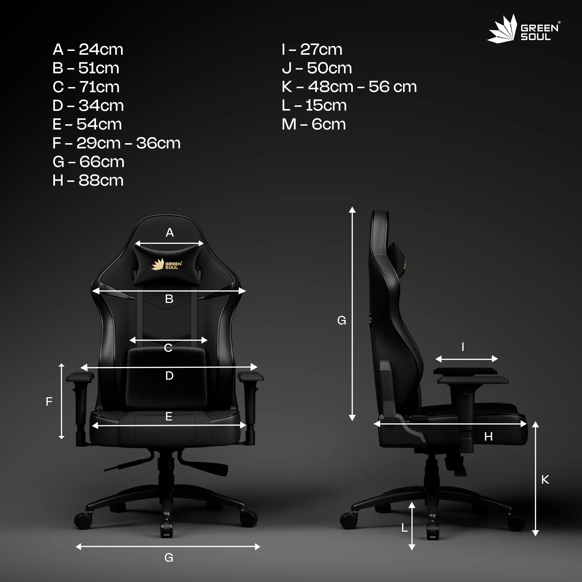 Green Soul Monster Ultimate (S) Gaming Chair - Image 36