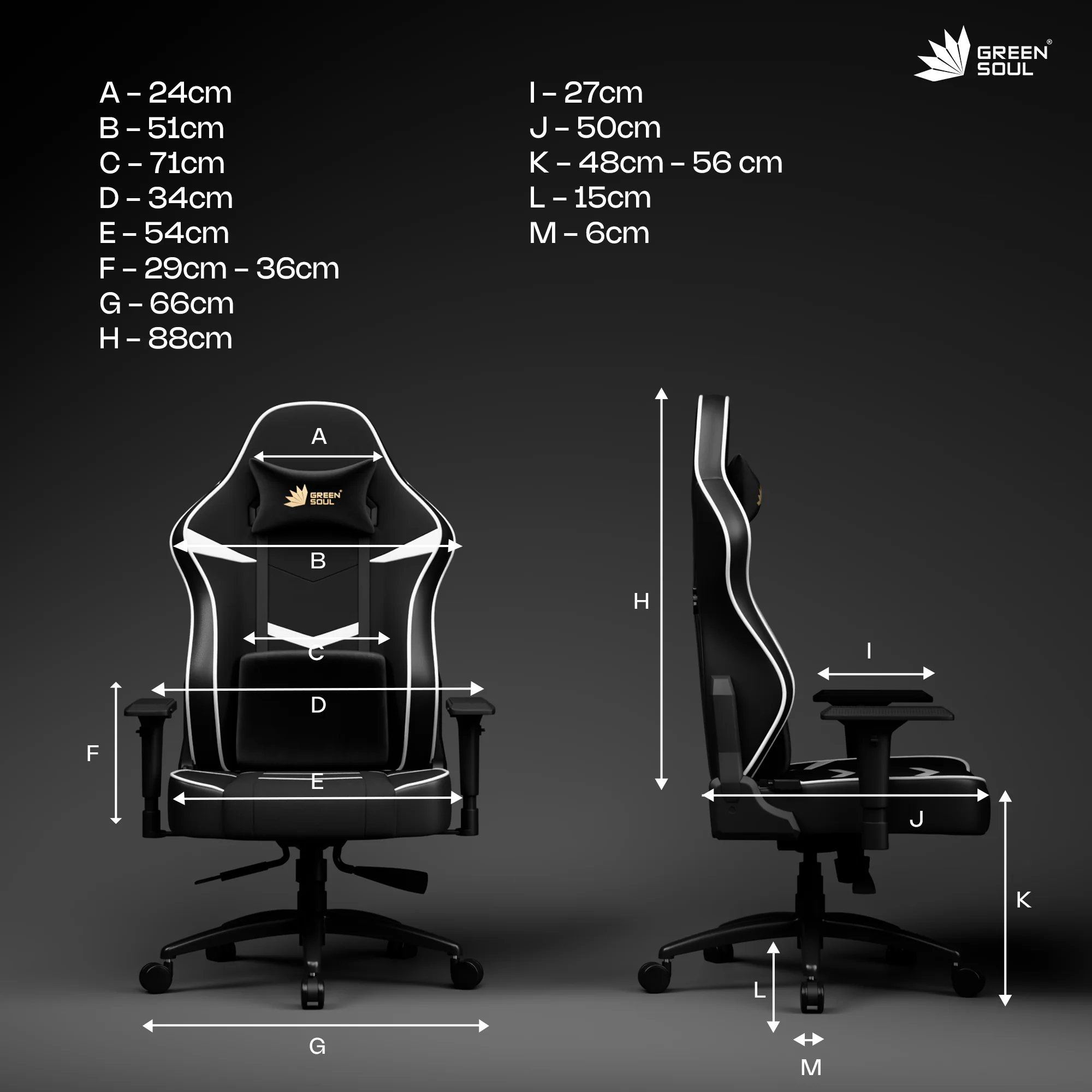 Green Soul Monster Ultimate (S) Gaming Chair - Image 49