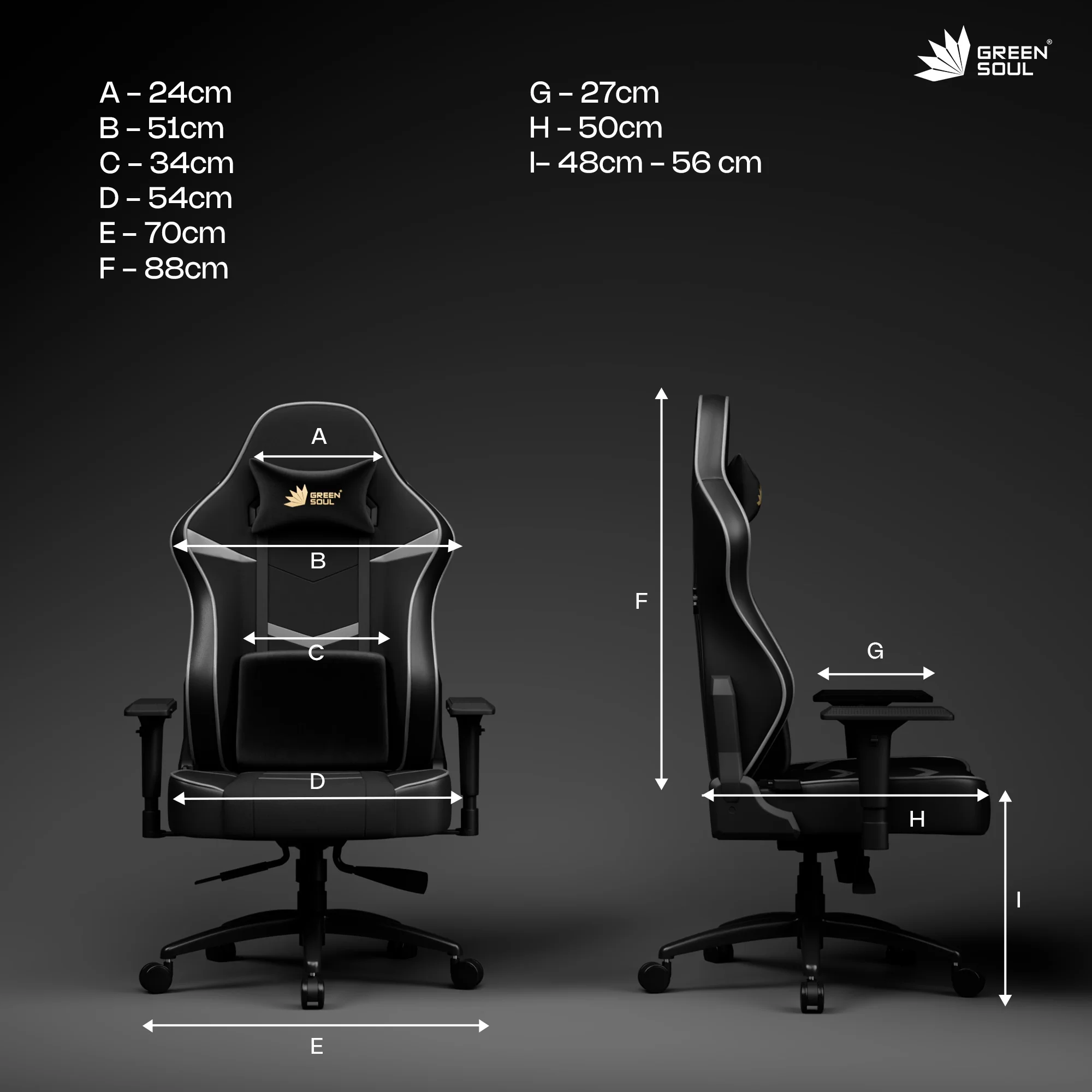Green Soul Monster Ultimate (S) Gaming Chair - Image 58