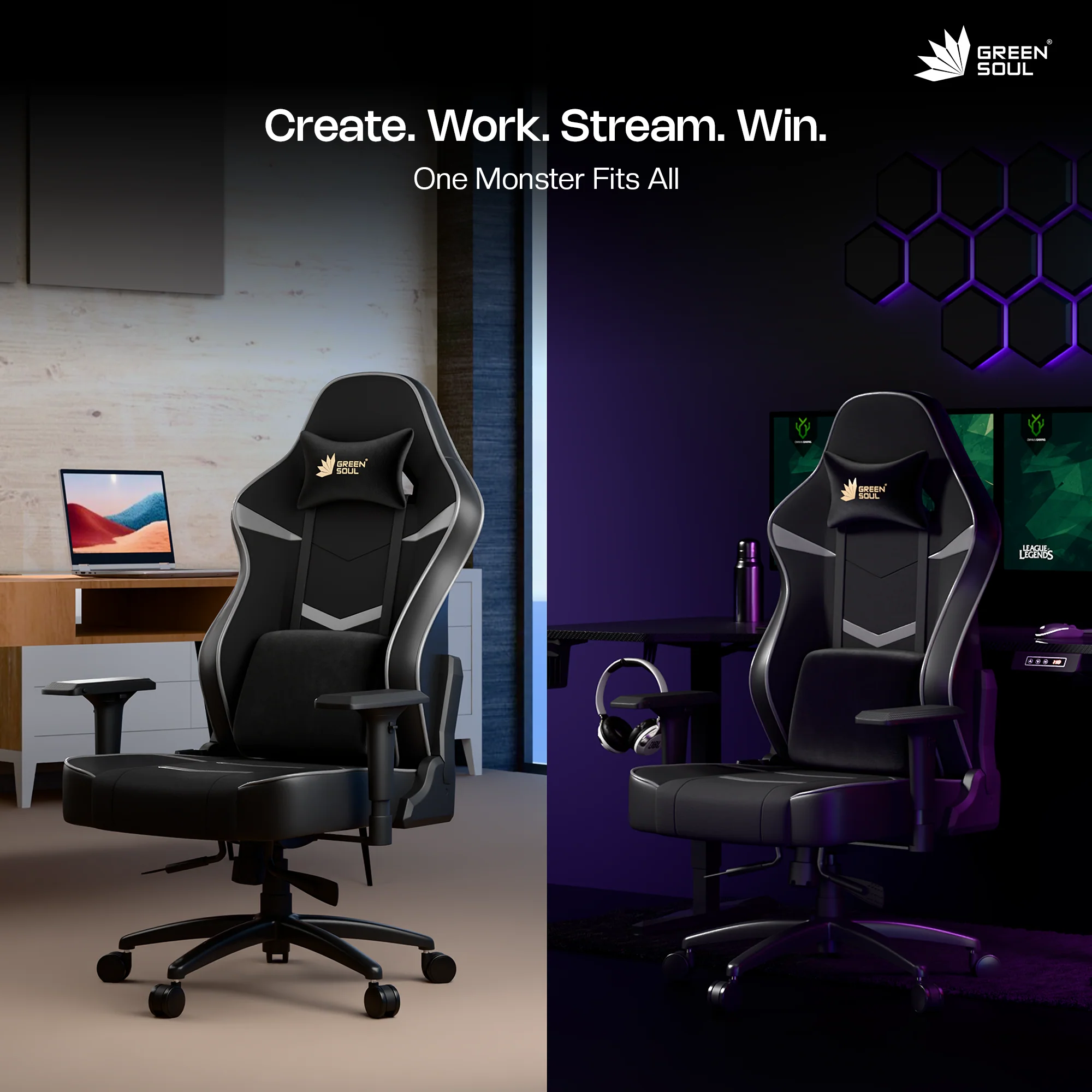 Green Soul Monster Ultimate (S) Gaming Chair - Image 9