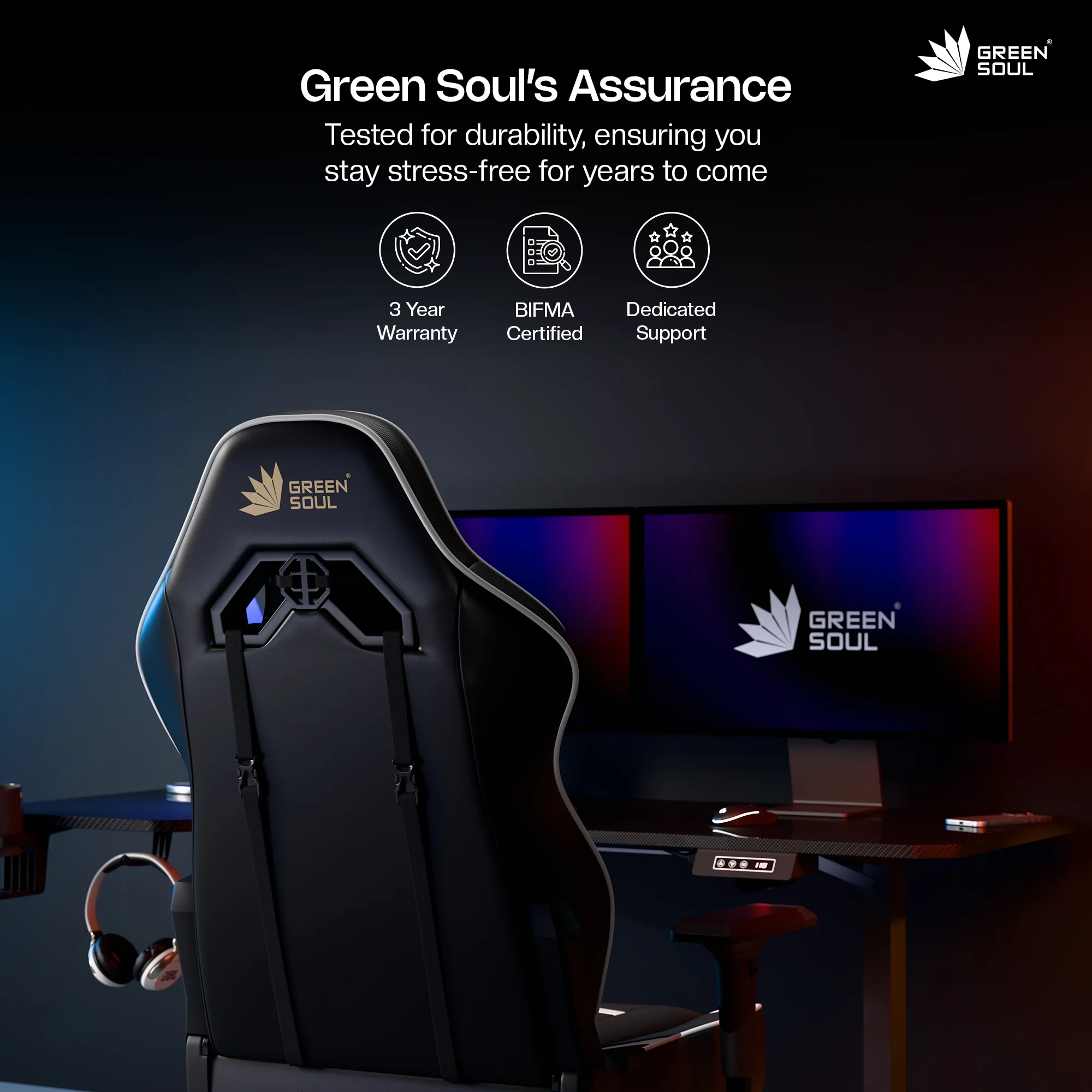 Green Soul Monster Ultimate (T) Gaming Chair - Image 25
