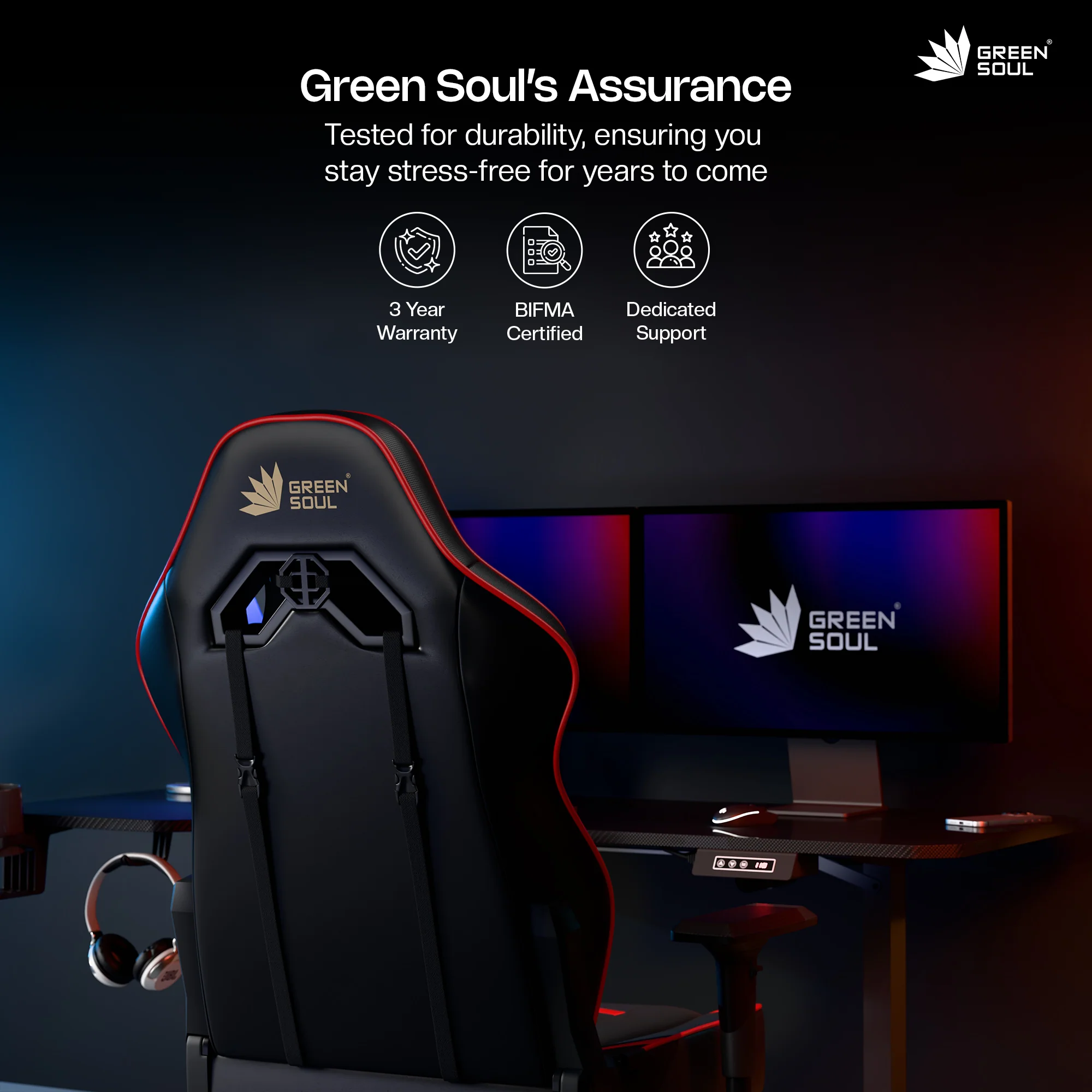 Green Soul Monster Ultimate (T) Gaming Chair - Image 37
