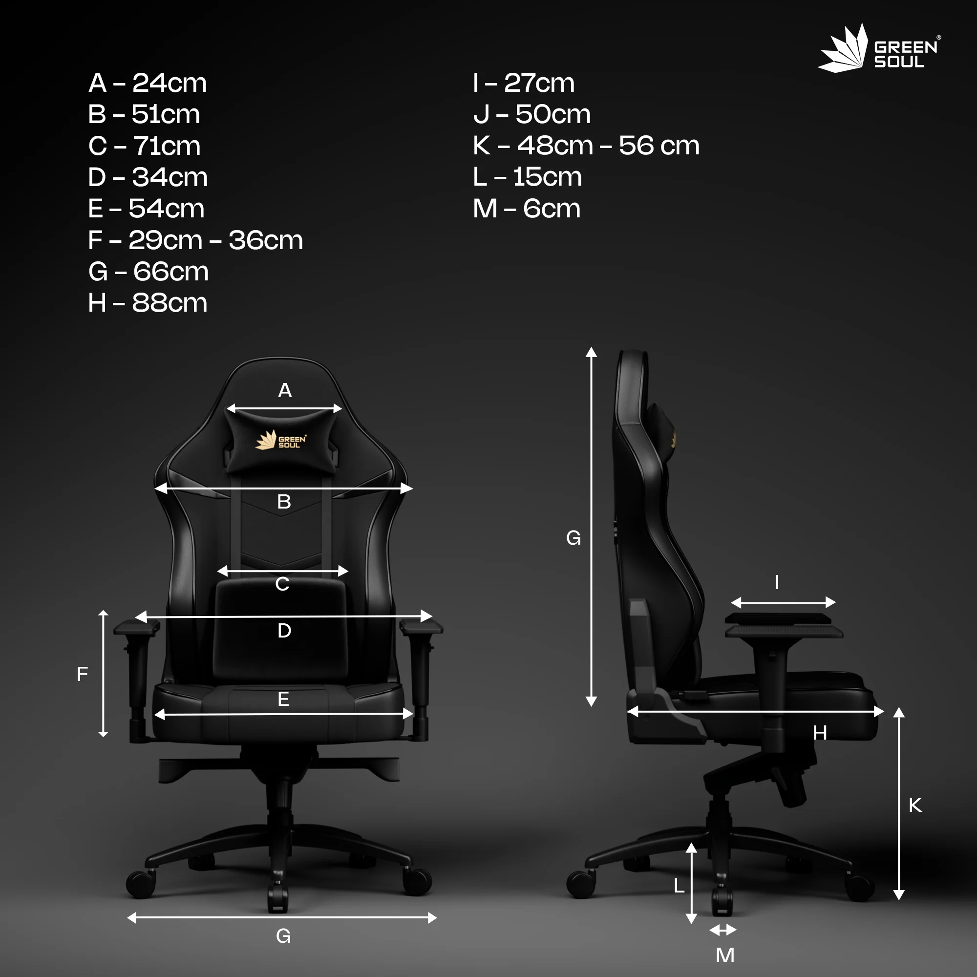 Green Soul Monster Ultimate (T) Gaming Chair - Image 41