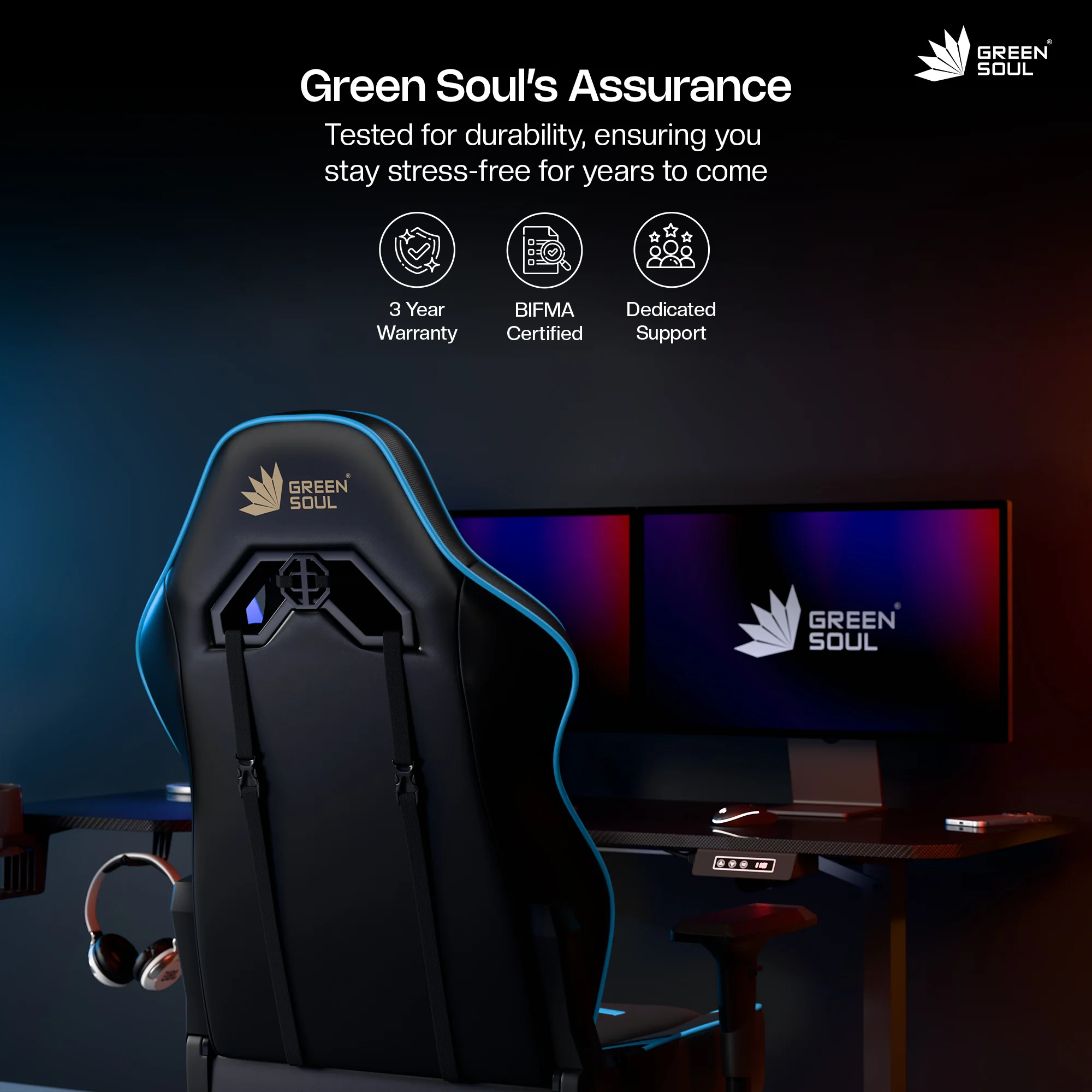 Green Soul Monster Ultimate (T) Gaming Chair - Image 51