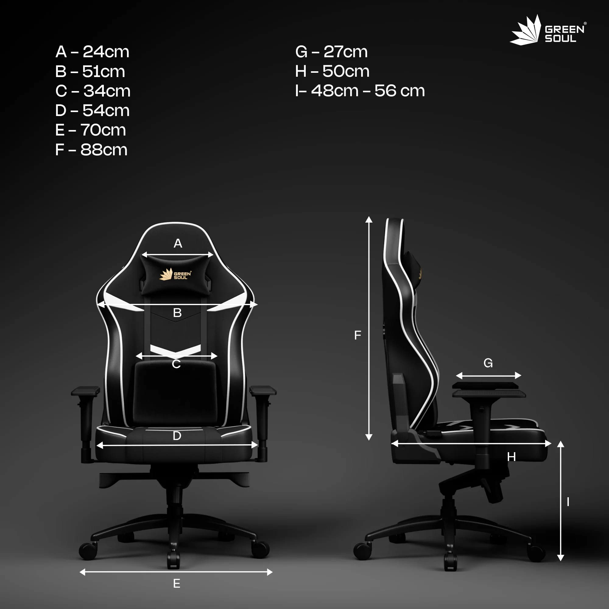 Green Soul Monster Ultimate (T) Gaming Chair - Image 75