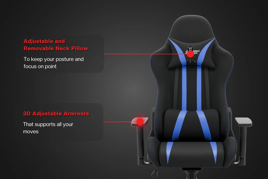 Green Soul Renewed Beast Gaming Chair - Image 21