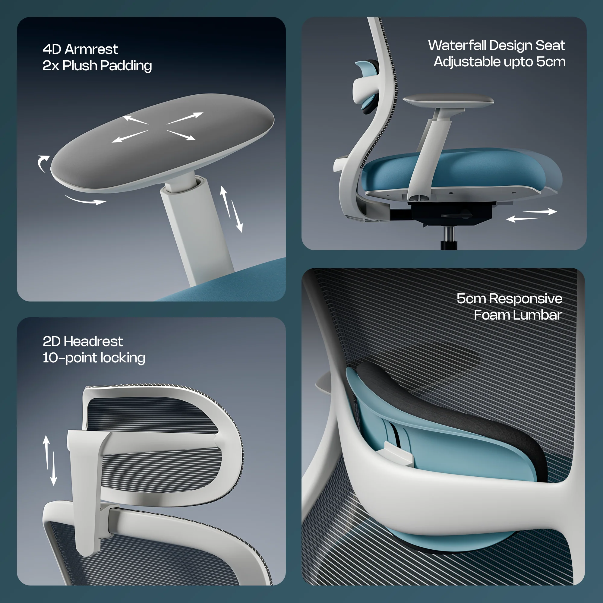 Green Soul Galaxy Ergonomic Office Chair - Image 44