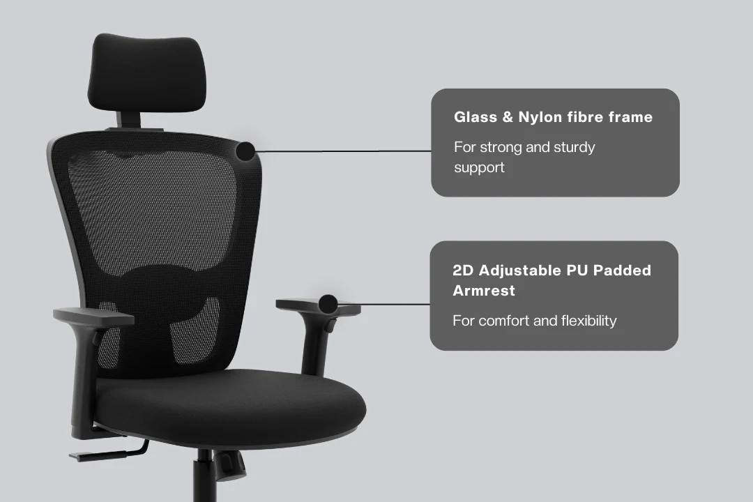 Green Soul Renewed Jupiter Superb High Back Office Chair - Image 7