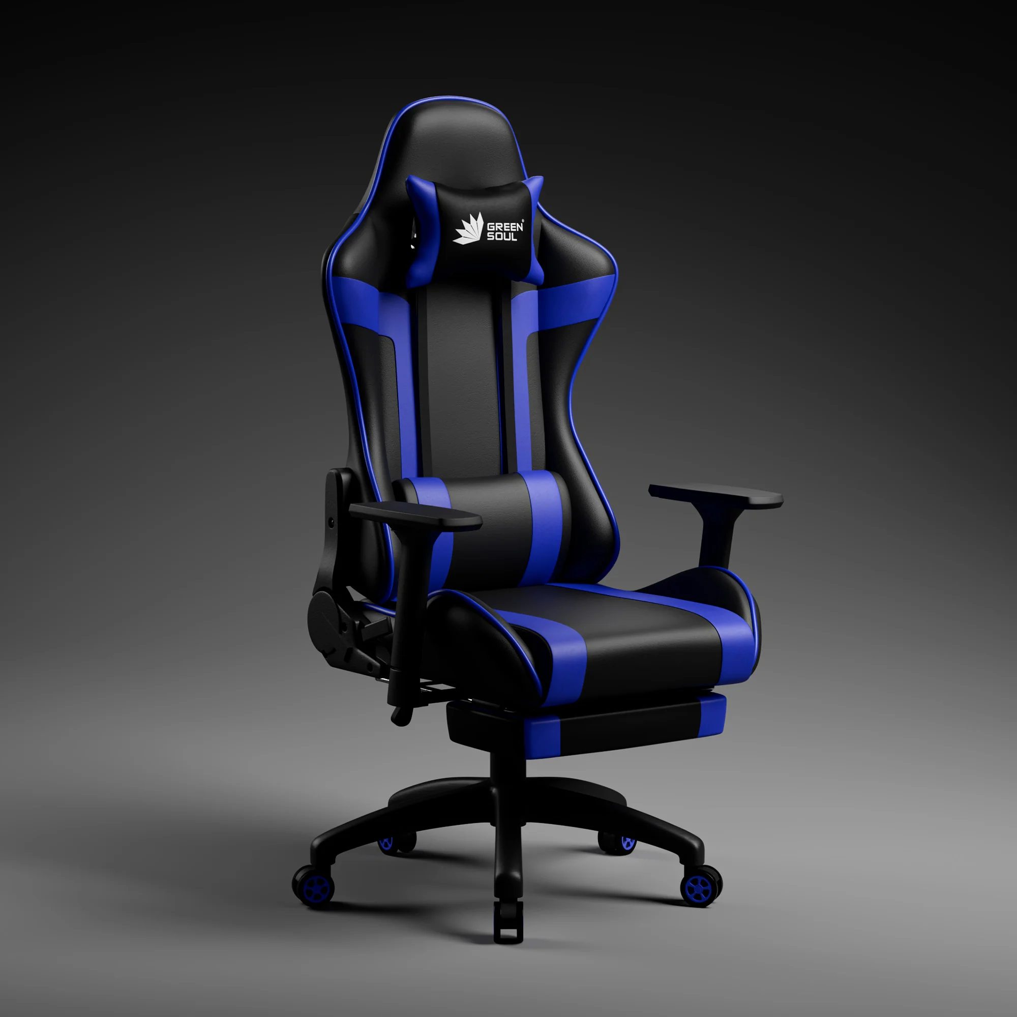 Green Soul Raptor Pro Racing Edition with Footrest Gaming Chair - Image 20