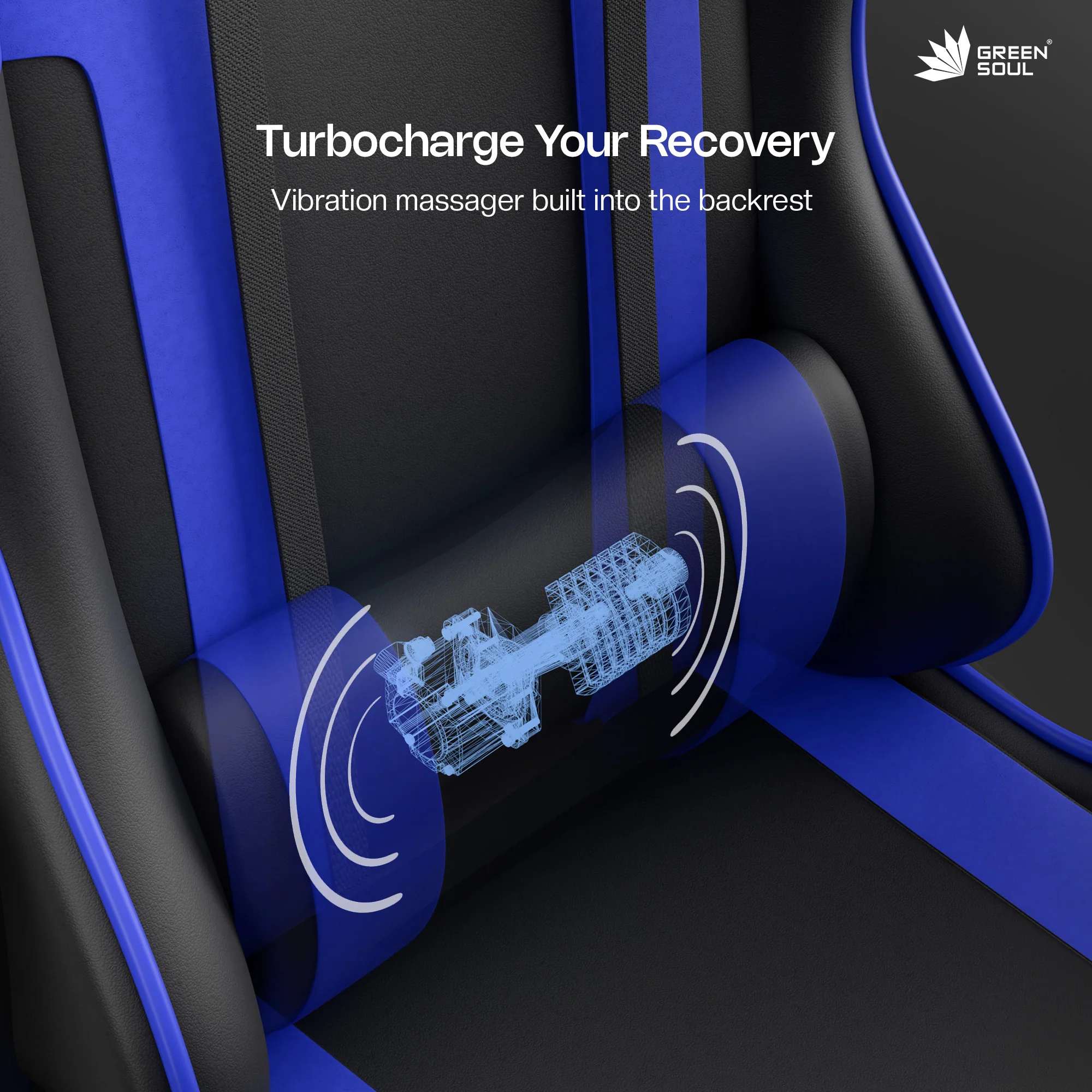 Green Soul Raptor Pro Racing Edition with Footrest Gaming Chair - Image 27