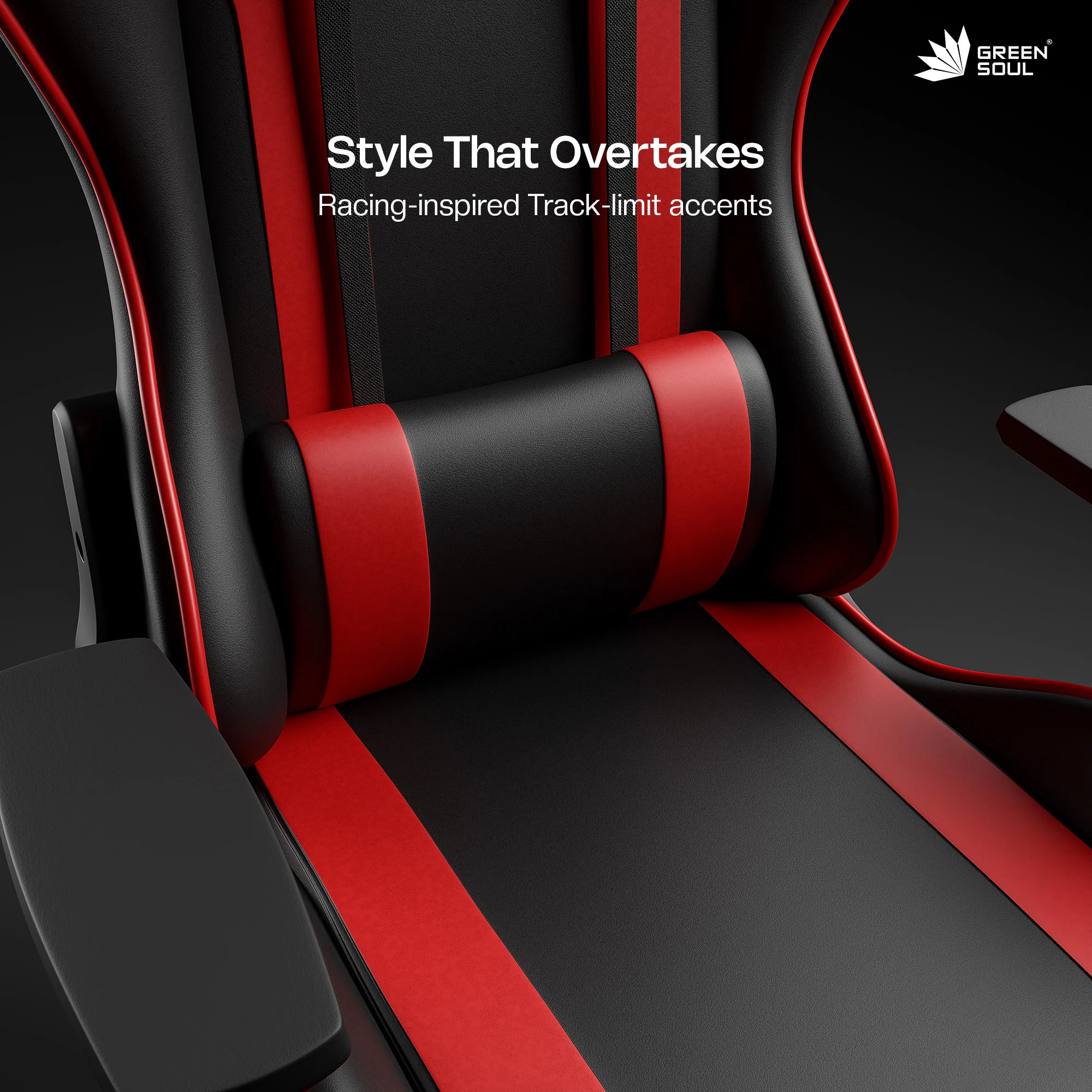 Green Soul Raptor Pro Racing Edition with Footrest Gaming Chair - Image 9