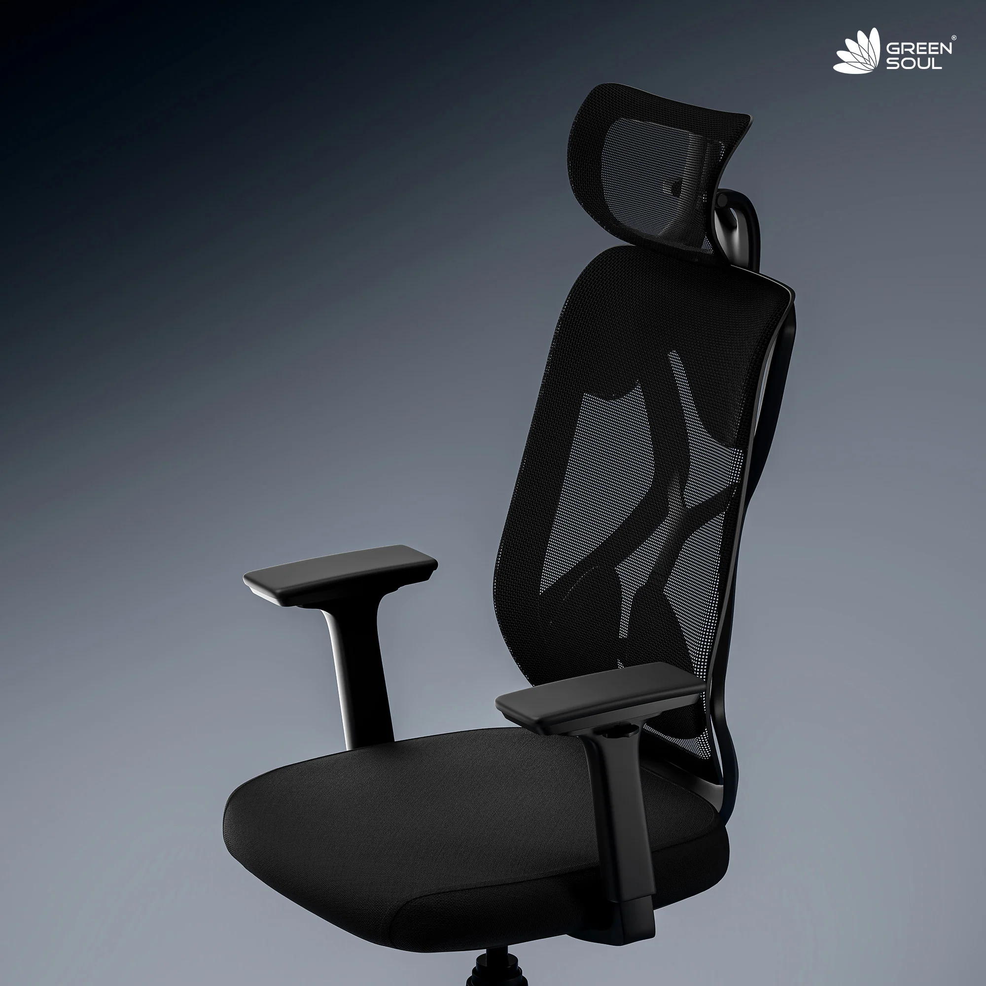 Green Soul Zodiac Superb with Upgraded Cushioned Lumbar Intelli-Adapt Recline Office Chair - Image 5