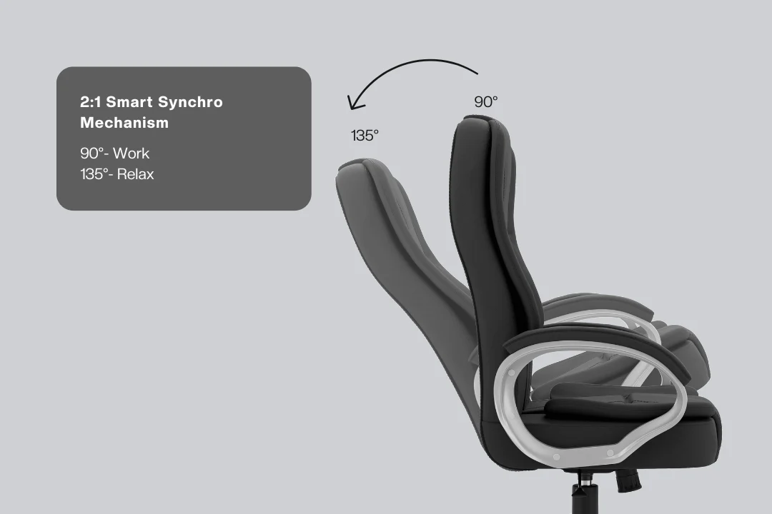 Green Soul Vienna Fabric Executive Chair - Image 22