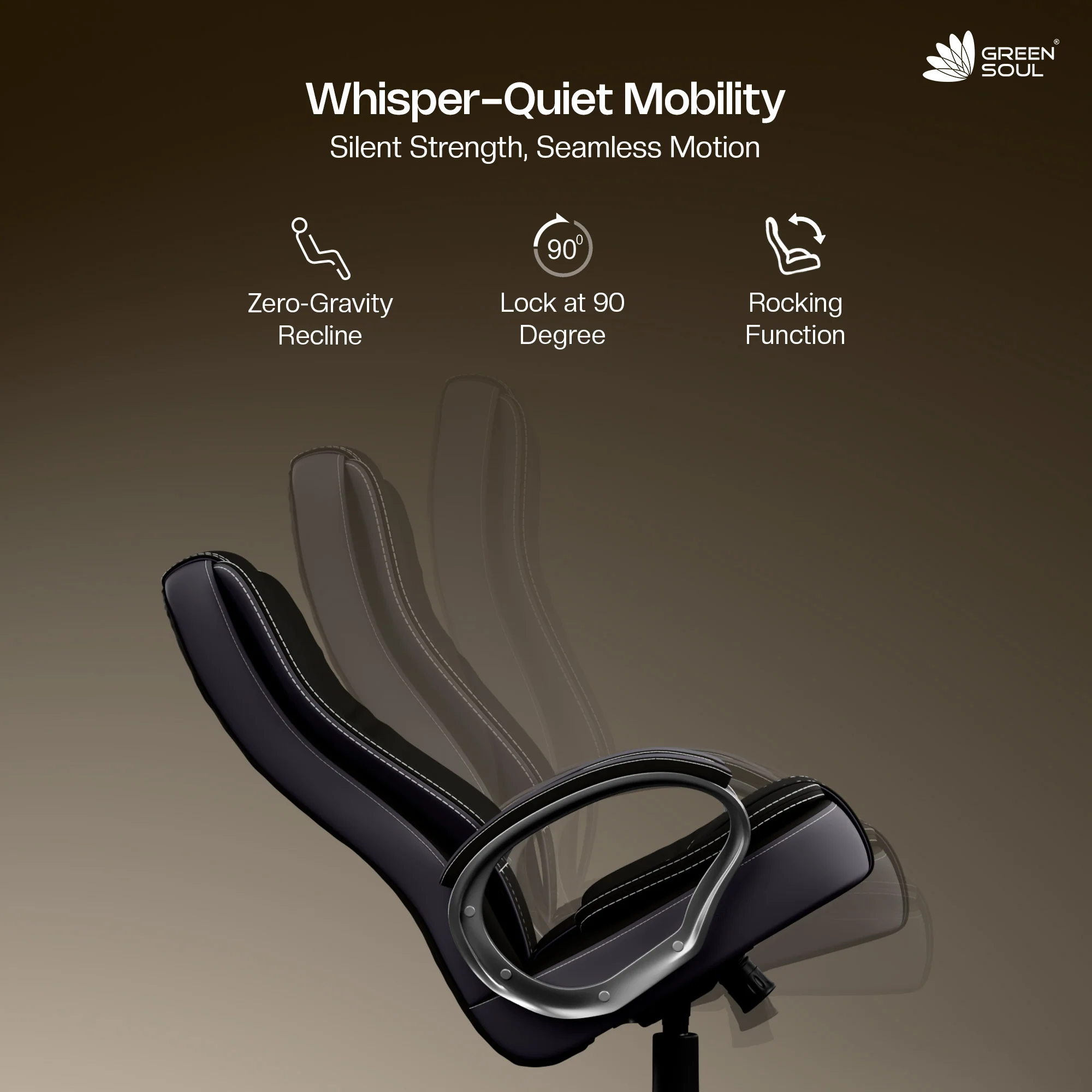 Green Soul Vienna Fabric Executive Chair - Image 37