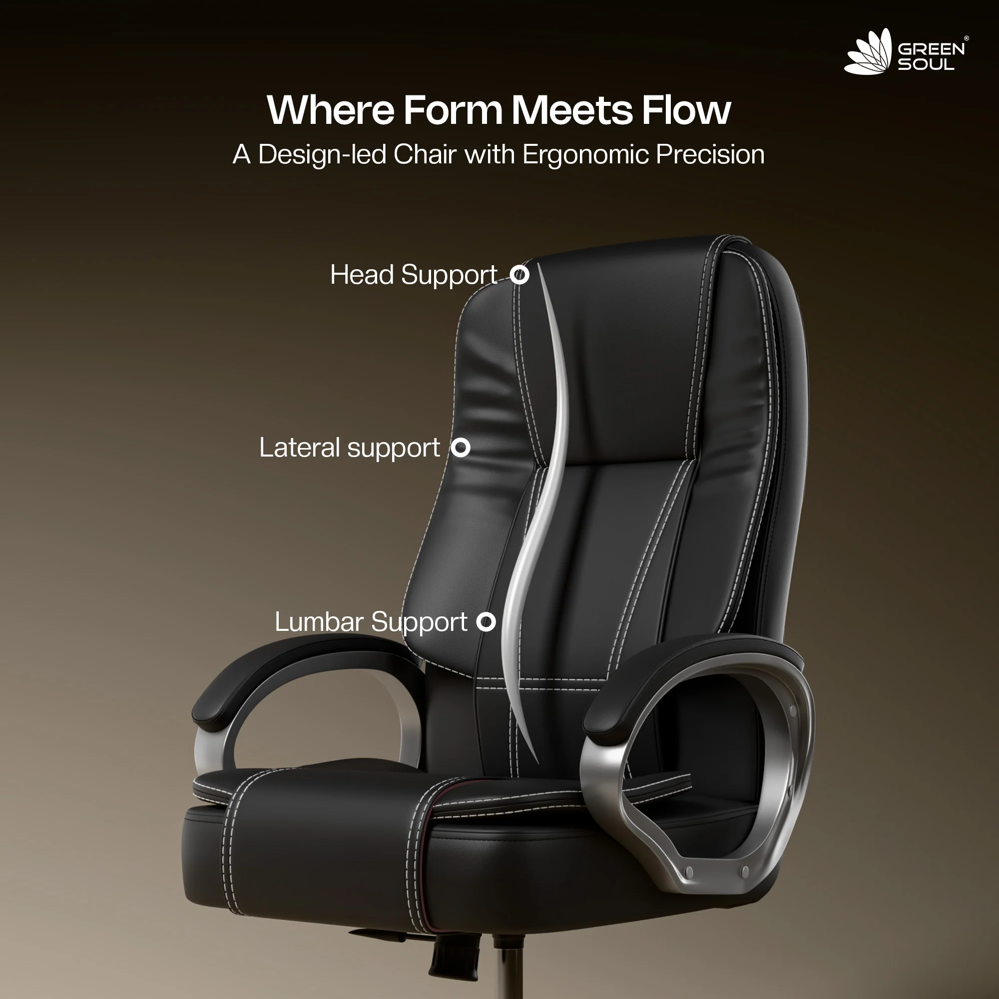 Green Soul Vienna High Back Executive Chair - Image 103